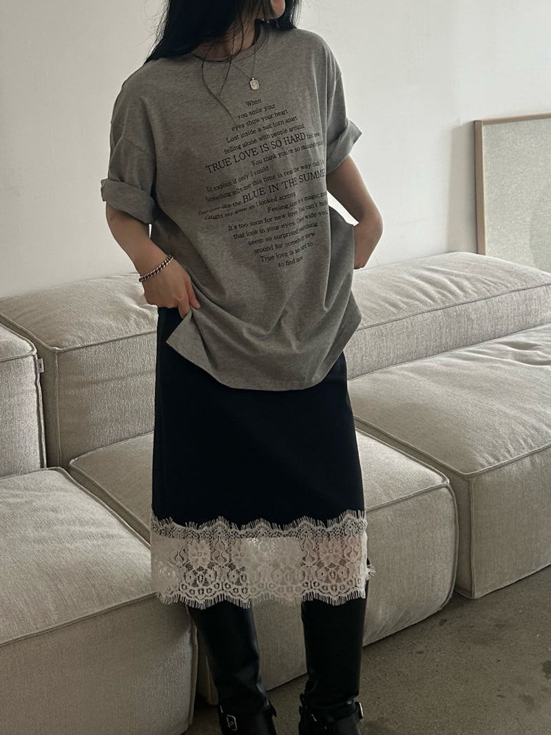 Buckle - Korean Women Fashion - #womensfashion - Cut-Out Lace Skirt - 6