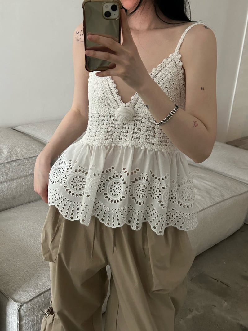 Buckle - Korean Women Fashion - #womensfashion - Rose Brooch Set Sleeveless - 7