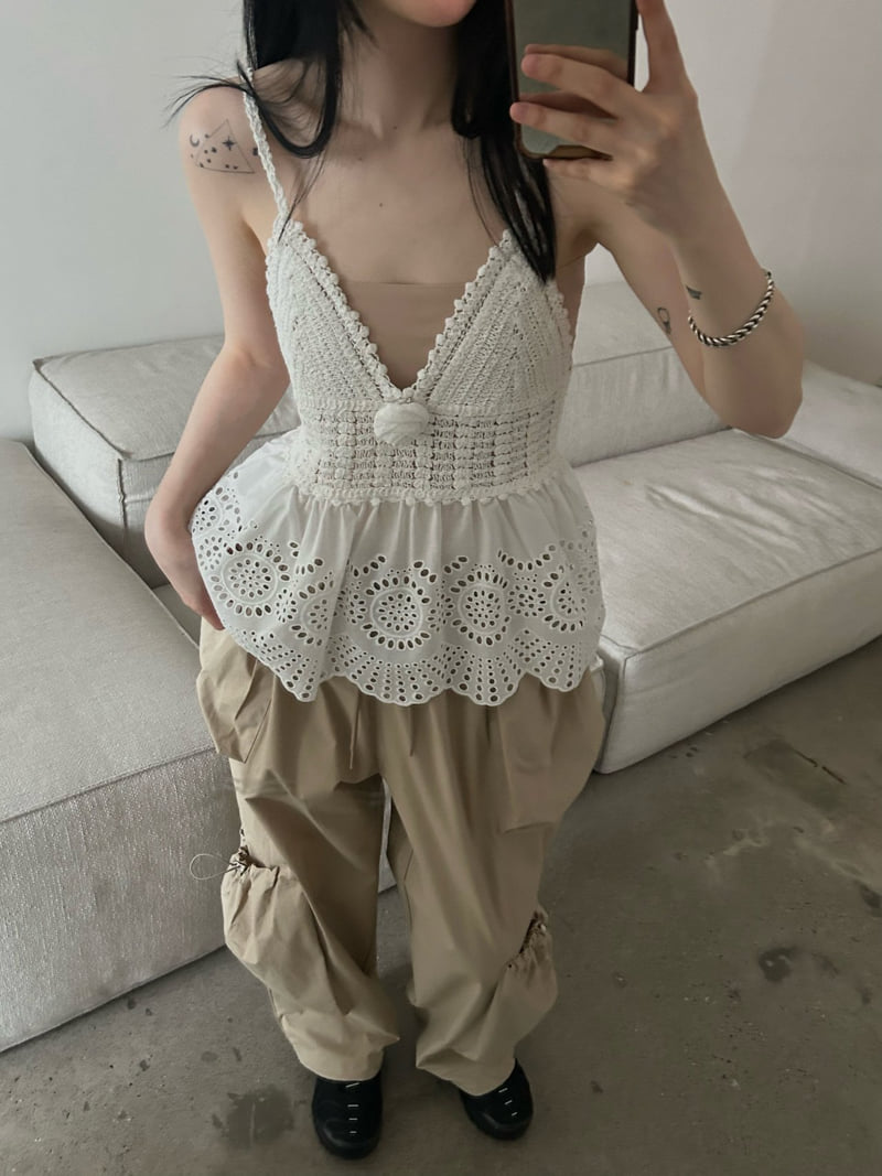 Buckle - Korean Women Fashion - #womensfashion - Rose Brooch Set Sleeveless - 9