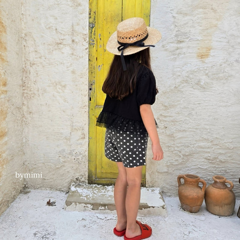 Bymimi - Korean Children Fashion - #childofig - Dot Short Pants - 5