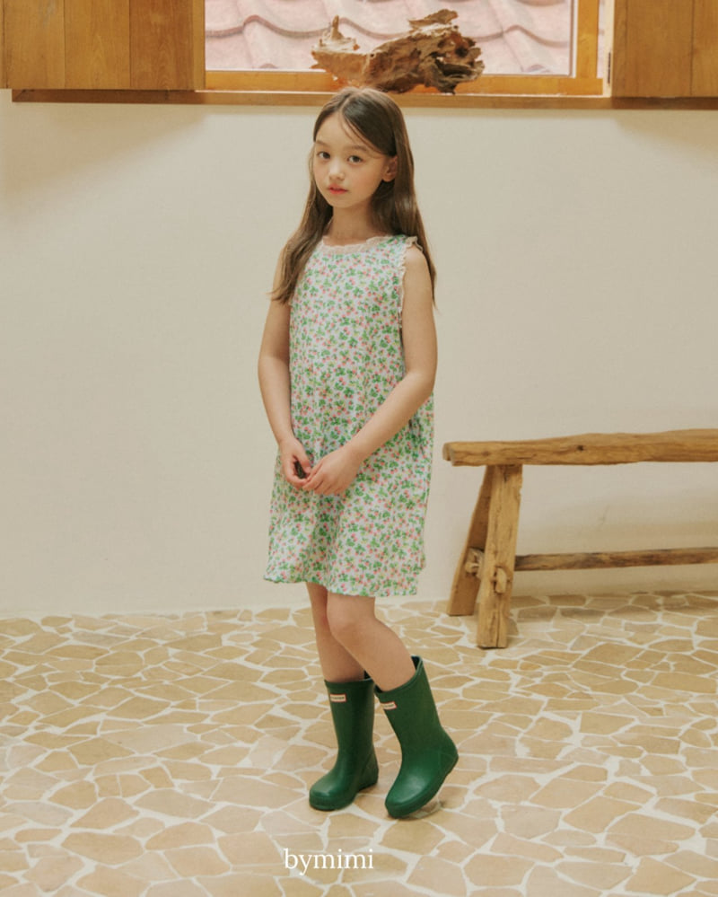Bymimi - Korean Children Fashion - #childofig - Vine One-piece - 3