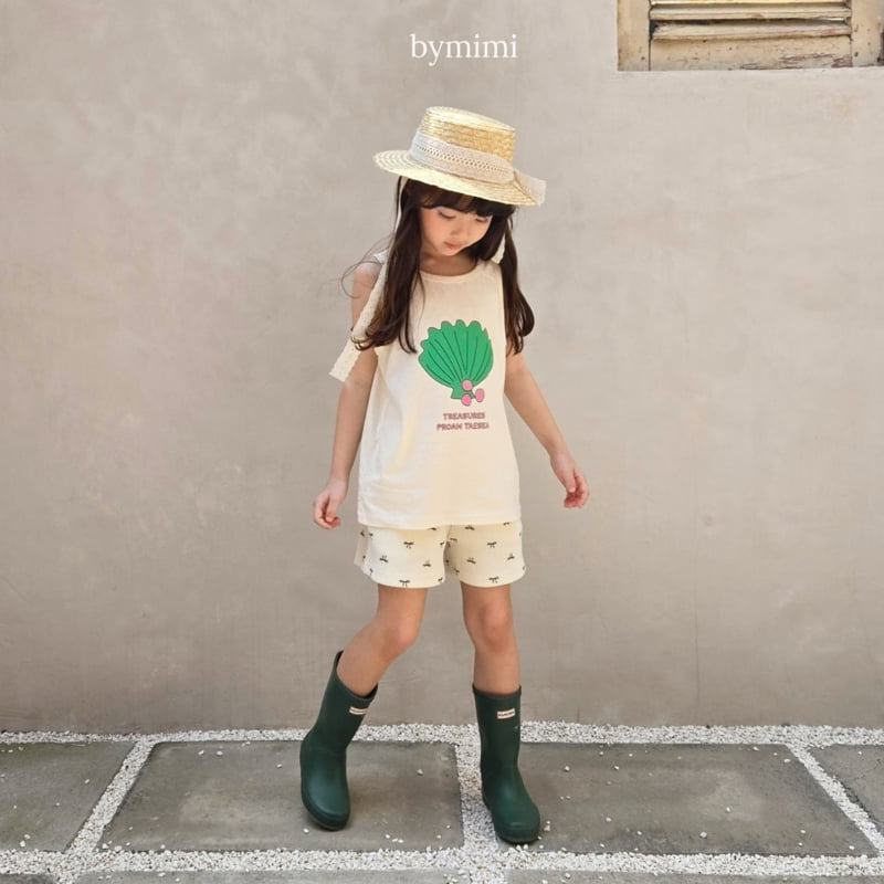 Bymimi - Korean Children Fashion - #childrensboutique - Ribbon Waffle Pants - 5