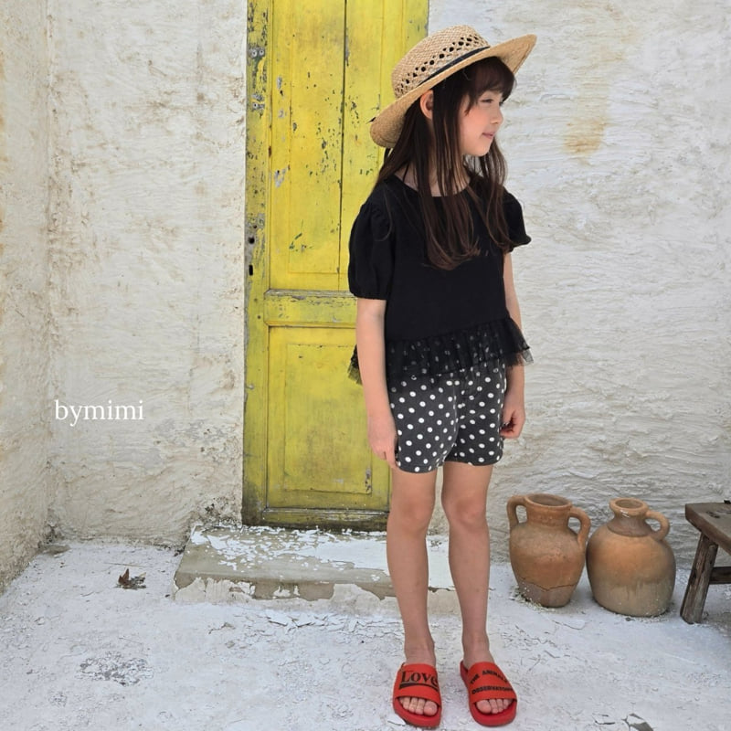 Bymimi - Korean Children Fashion - #discoveringself - Dot Short Pants - 8