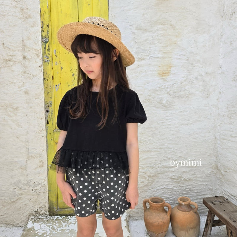 Bymimi - Korean Children Fashion - #fashionkids - Dot Short Pants - 9