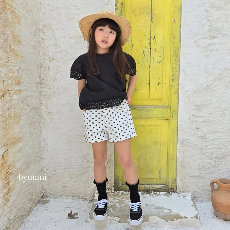Bymimi - Korean Children Fashion - #kidsshorts - Dot Short Pants - 10