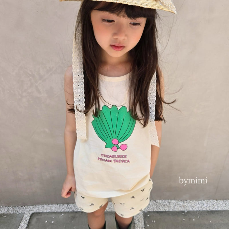 Bymimi - Korean Children Fashion - #kidsshorts - Ribbon Waffle Pants - 9