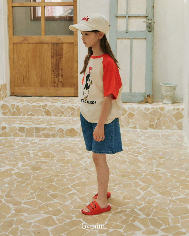 Bymimi - Korean Children Fashion - #kidsshorts - Penguin Tee - 4