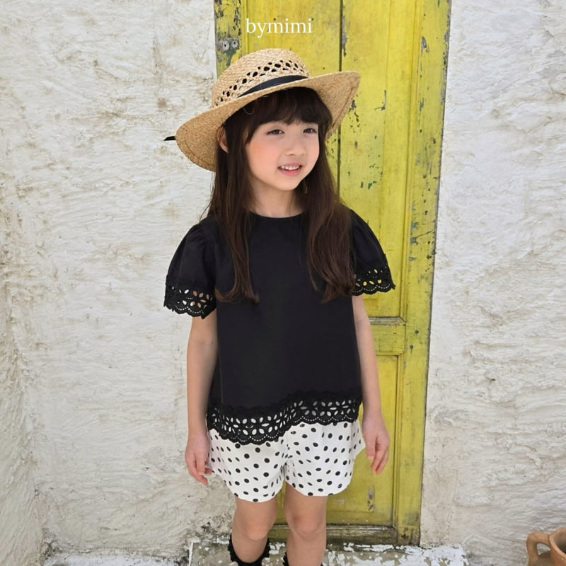 Bymimi - Korean Children Fashion - #kidzfashiontrend - Dot Short Pants - 12