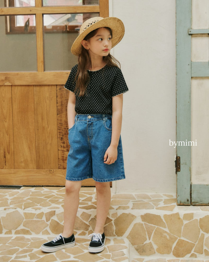 Bymimi - Korean Children Fashion - #littlefashionista - Picot Dot Tee - 5
