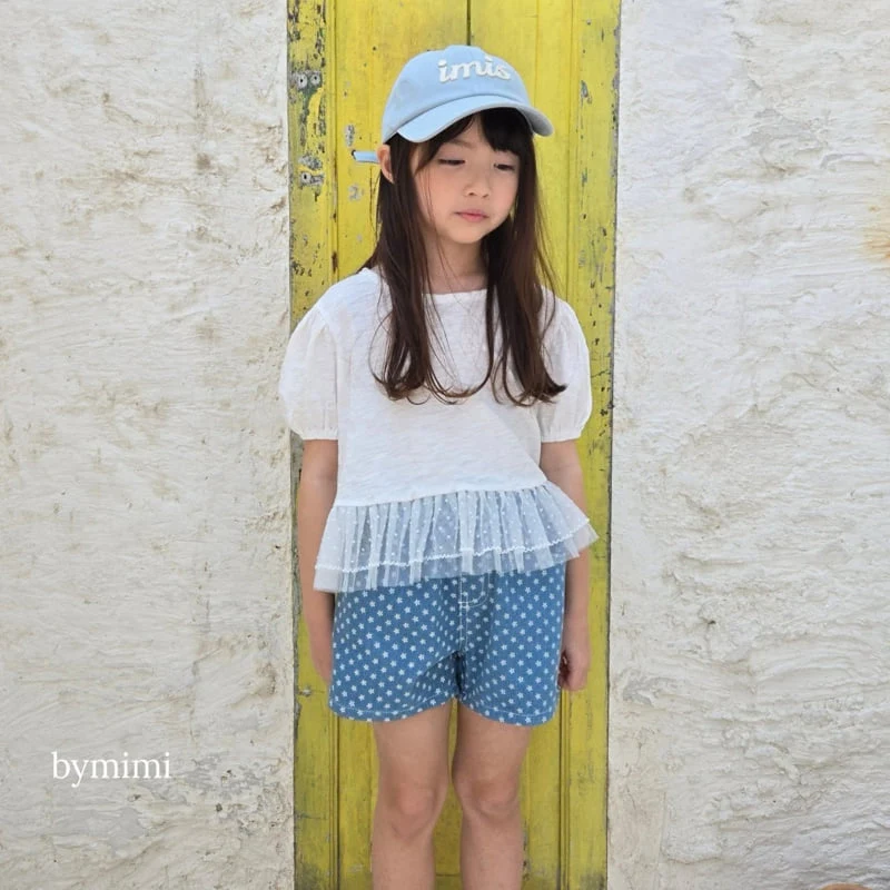 Bymimi - Korean Children Fashion - #magicofchildhood - Slub Chiffon Tee - 7