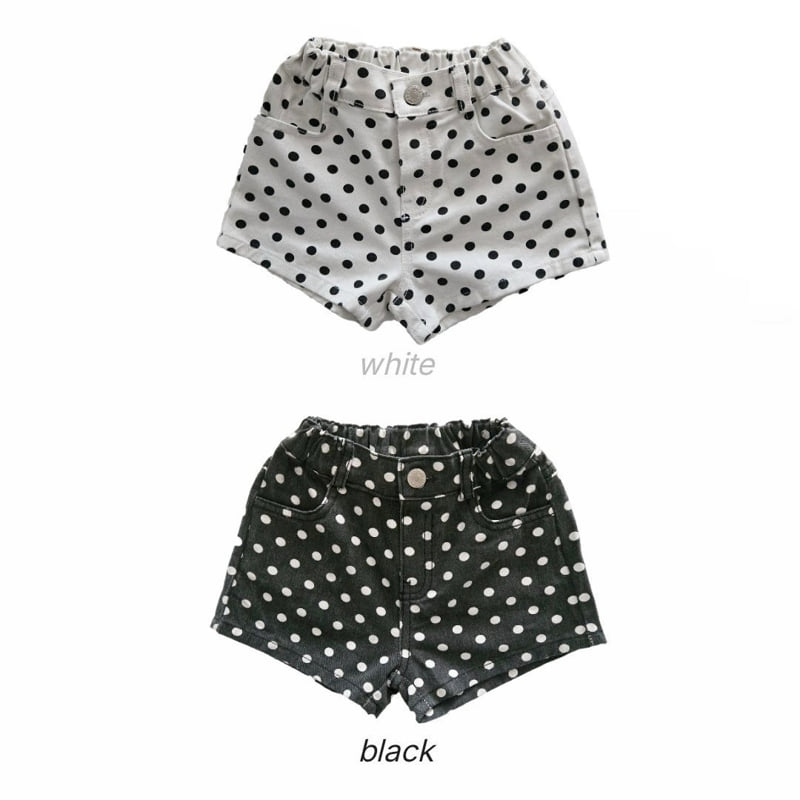 Bymimi - Korean Children Fashion - #prettylittlegirls - Dot Short Pants