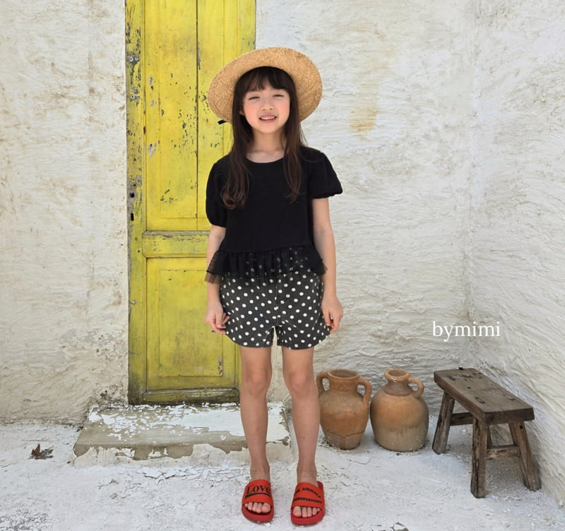 Bymimi - Korean Children Fashion - #toddlerclothing - Dot Short Pants - 3