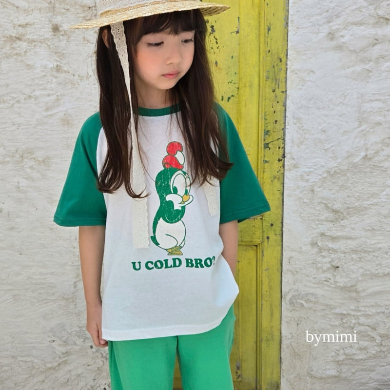 Bymimi - Korean Children Fashion - #toddlerclothing - Penguin Tee - 12