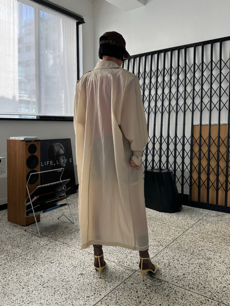 Chavi - Korean Women Fashion - #momslook - Summer Trench Coat (Belt Set) - 12