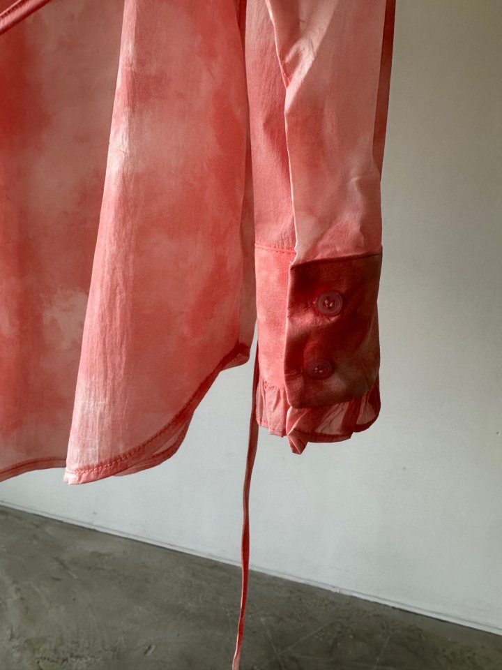 Chavi - Korean Women Fashion - #thelittlethings - Water Dyeing Shirt - 4