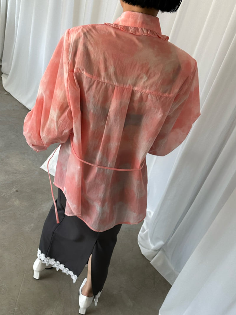 Chavi - Korean Women Fashion - #momslook - Water Dyeing Shirt - 8