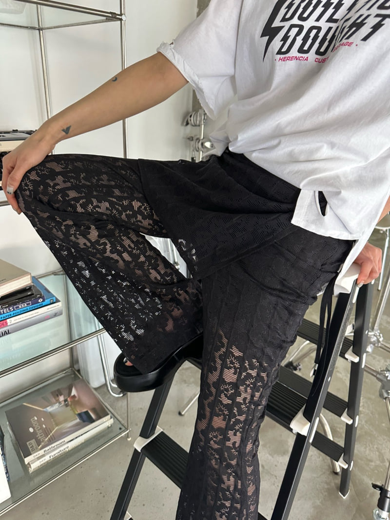 Chavi - Korean Women Fashion - #momslook - Lace Wrap Pants - 6