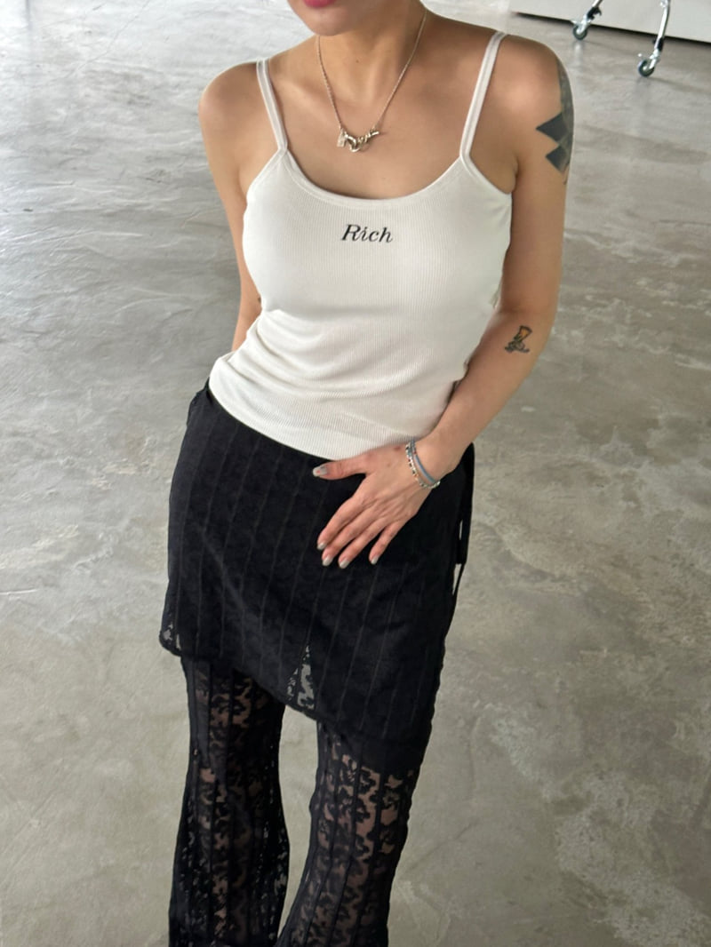 Chavi - Korean Women Fashion - #momslook - Lace Wrap Pants - 8