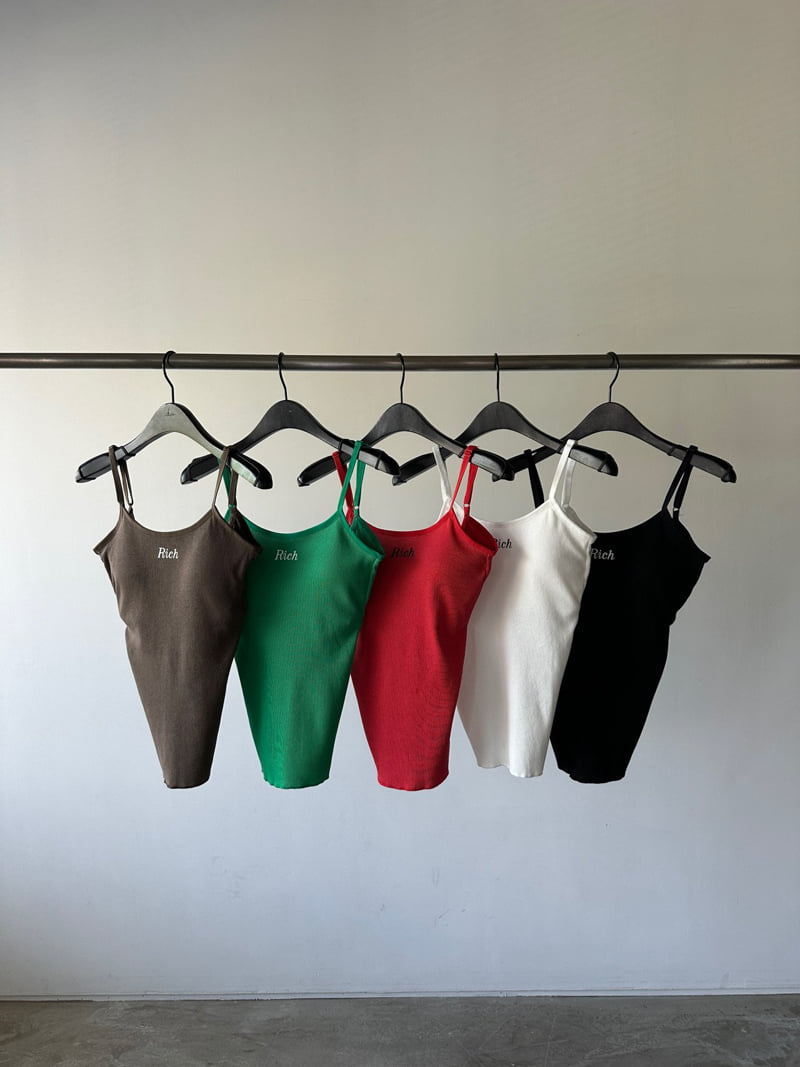 Chavi - Korean Women Fashion - #momslook - Rich Cap Sleeveless Tee