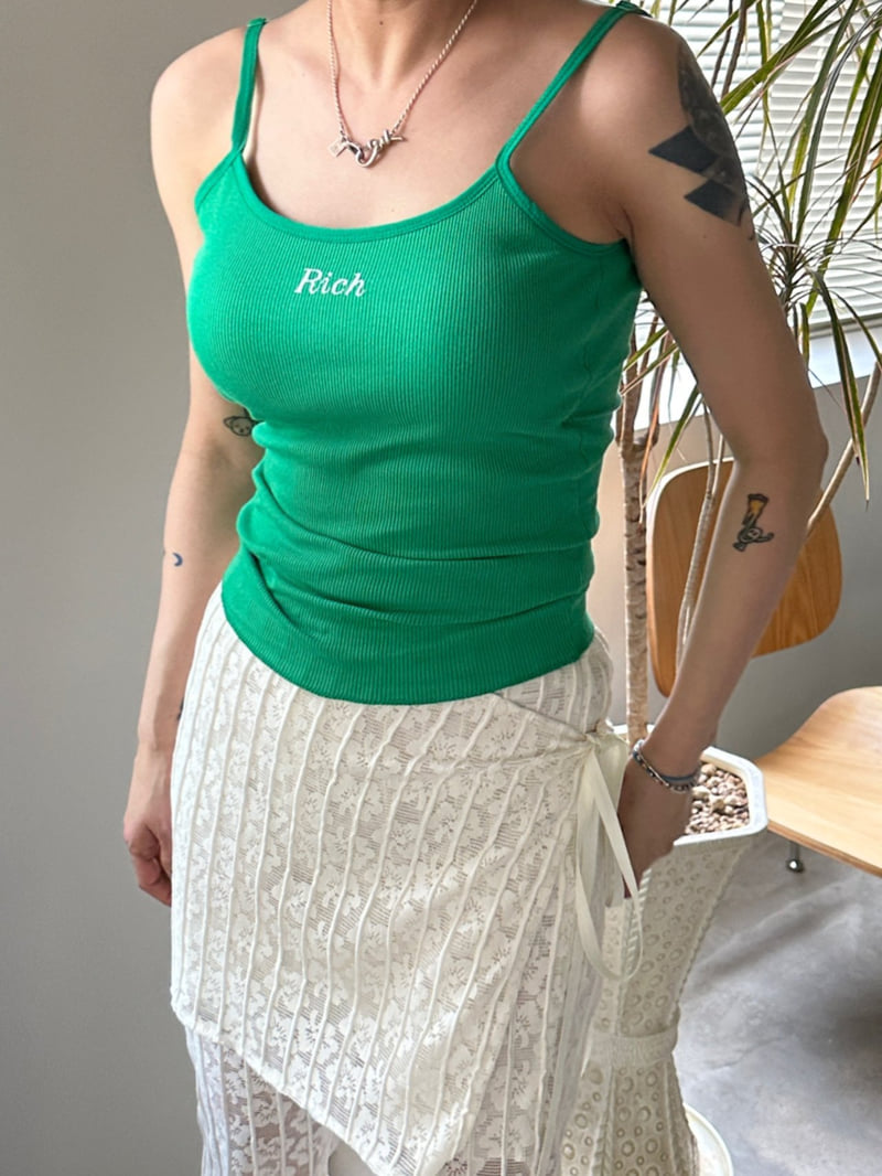 Chavi - Korean Women Fashion - #momslook - Rich Cap Sleeveless Tee - 11