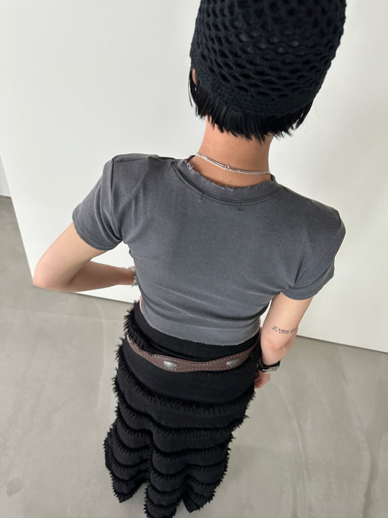 Chavi - Korean Women Fashion - #momslook - Cowboy Tee - 3