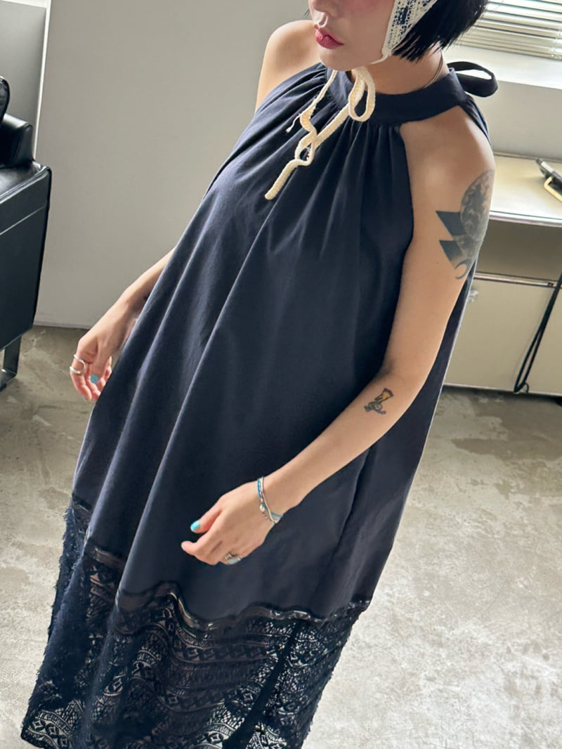 Chavi - Korean Women Fashion - #momslook - Pony Halter One-Piece - 10