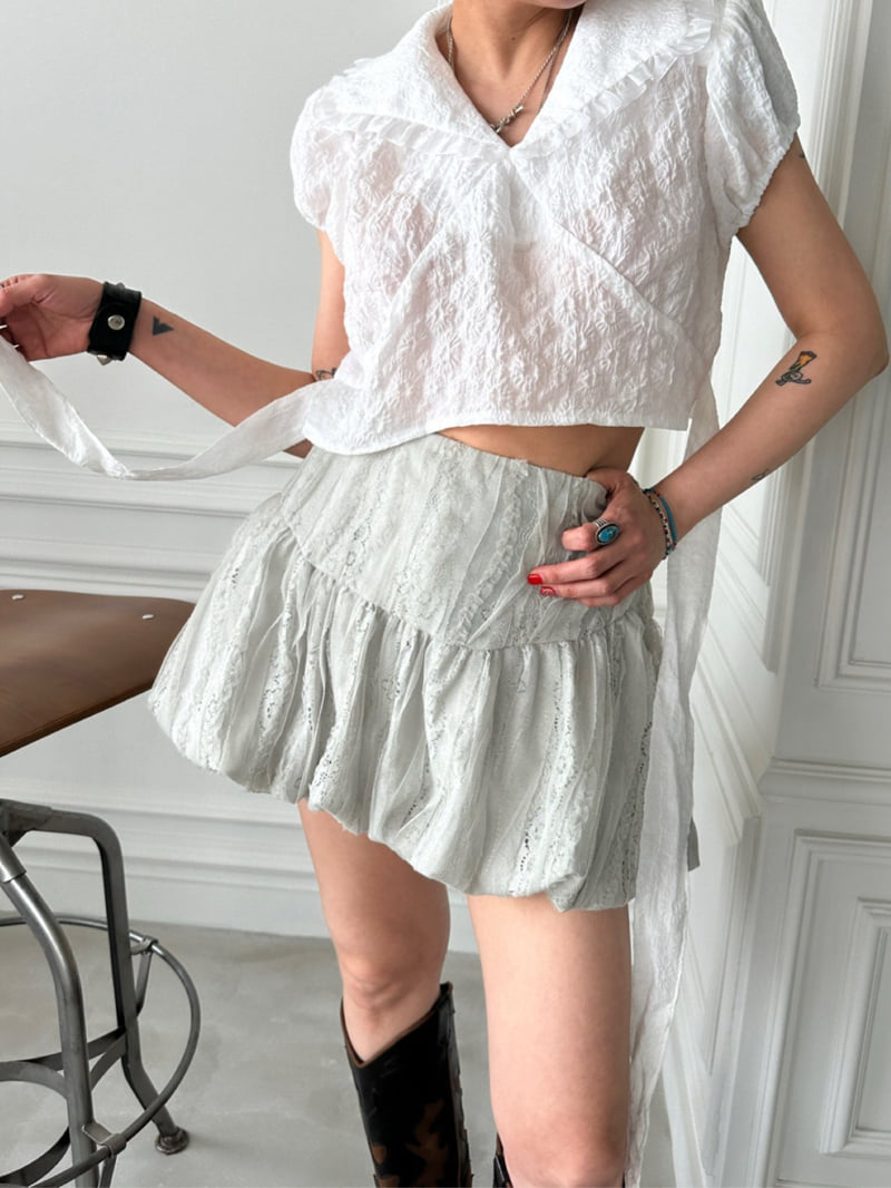 Chavi - Korean Women Fashion - #pursuepretty - Sun Balloon Blouse - 10
