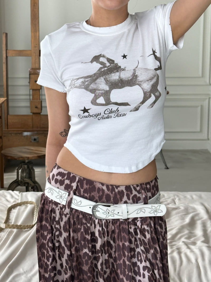 Chavi - Korean Women Fashion - #pursuepretty - Cowboy Tee - 8