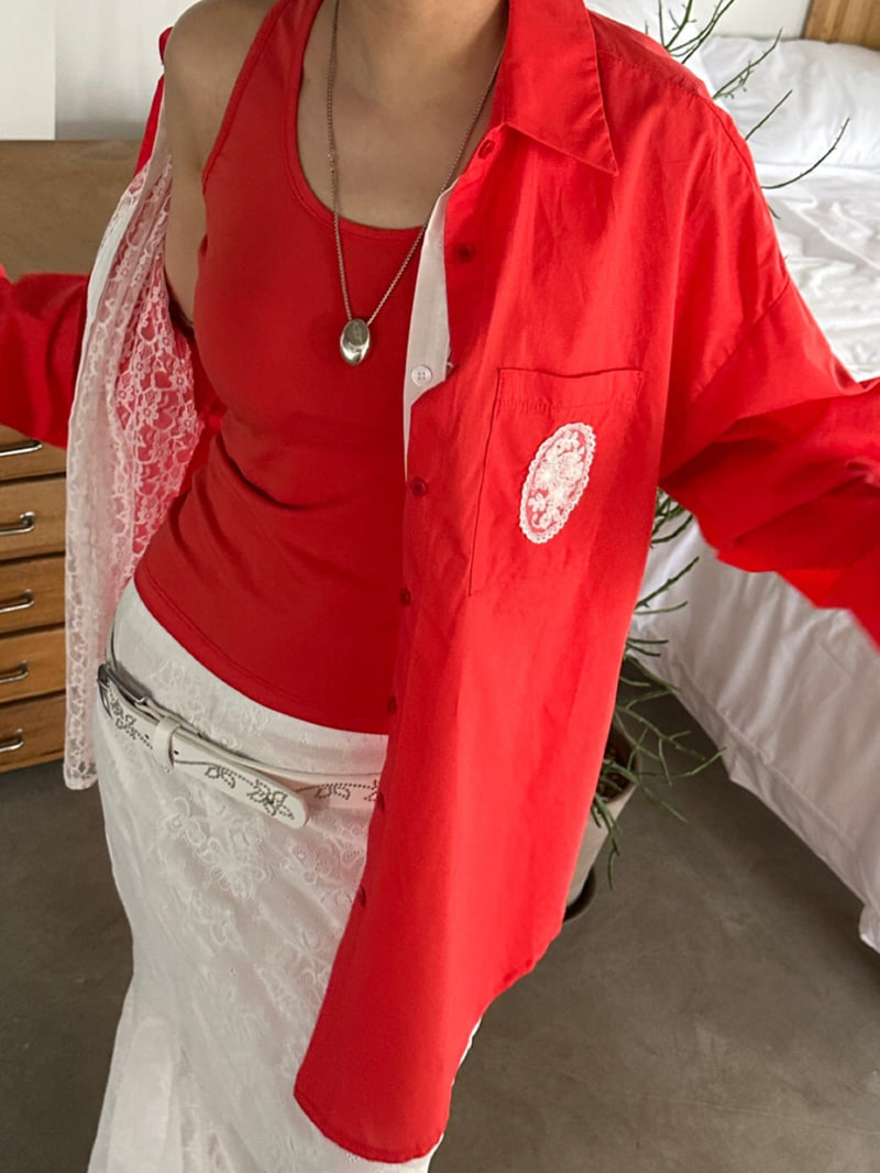 Chavi - Korean Women Fashion - #restrostyle - Mira Lace Shirt - 3