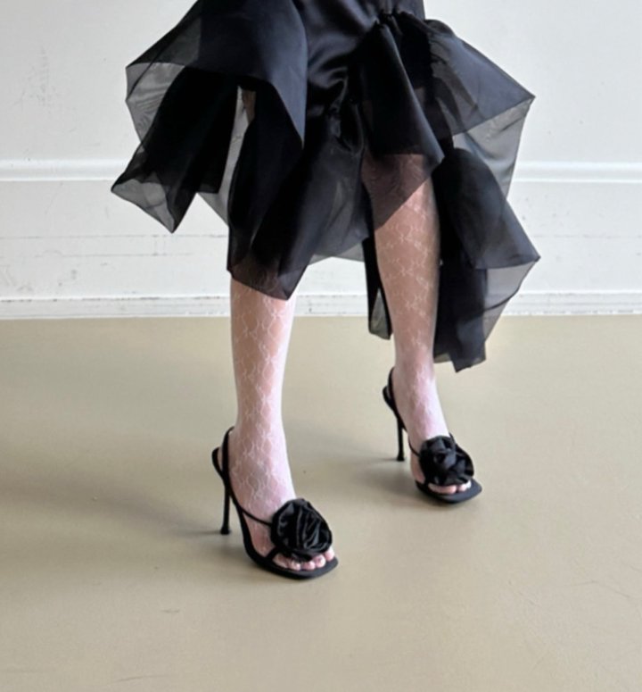 Chavi - Korean Women Fashion - #thatsdarling - Organza Frill Skirt - 7