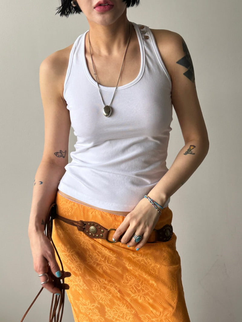 Chavi - Korean Women Fashion - #thatsdarling - Halter Sleeveless Tee - 9