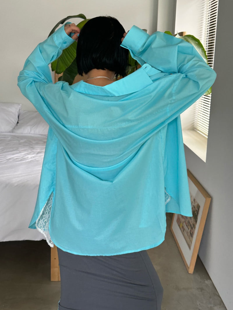 Chavi - Korean Women Fashion - #thelittlethings - Mira Lace Shirt - 7