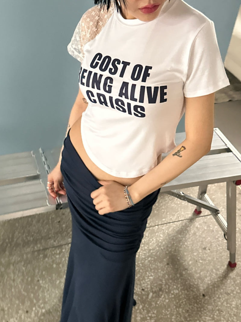 Chavi - Korean Women Fashion - #vintagekidsstyle - Coast Tee - 12