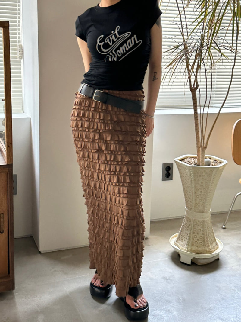 Chavi - Korean Women Fashion - #womensfashion - Ruffle Cut Skirt - 10