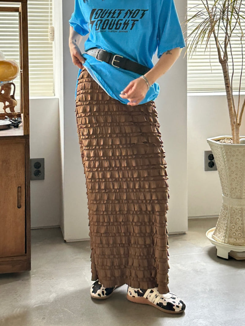 Chavi - Korean Women Fashion - #womensfashion - Ruffle Cut Skirt - 6