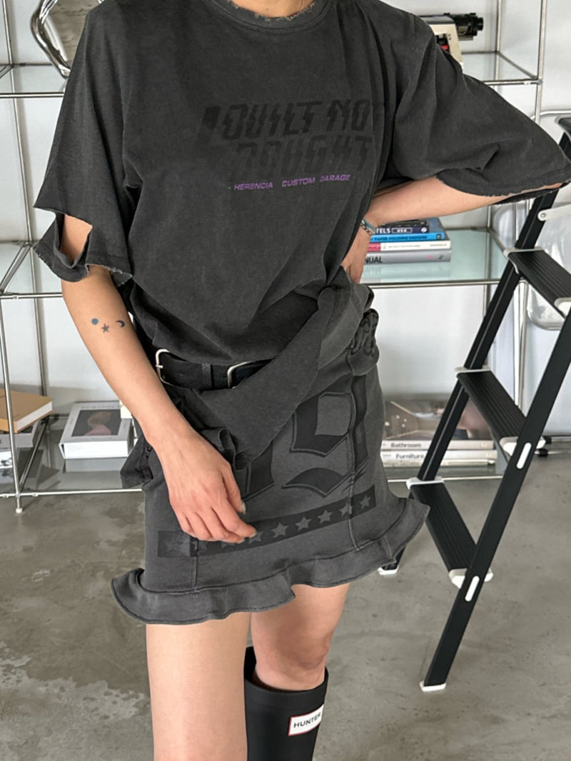 Chavi - Korean Women Fashion - #momslook - New York Jersey Skirt - 4