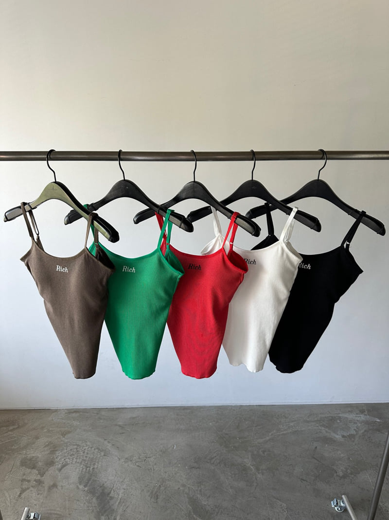 Chavi - Korean Women Fashion - #womensfashion - Rich Cap Sleeveless Tee - 2
