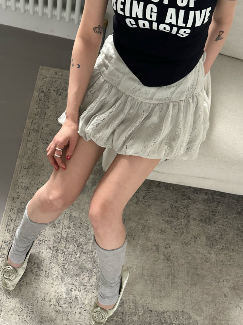 Chavi - Korean Women Fashion - #womensfashion - Mitchell Balloon Skirt (Inner Pants) - 3