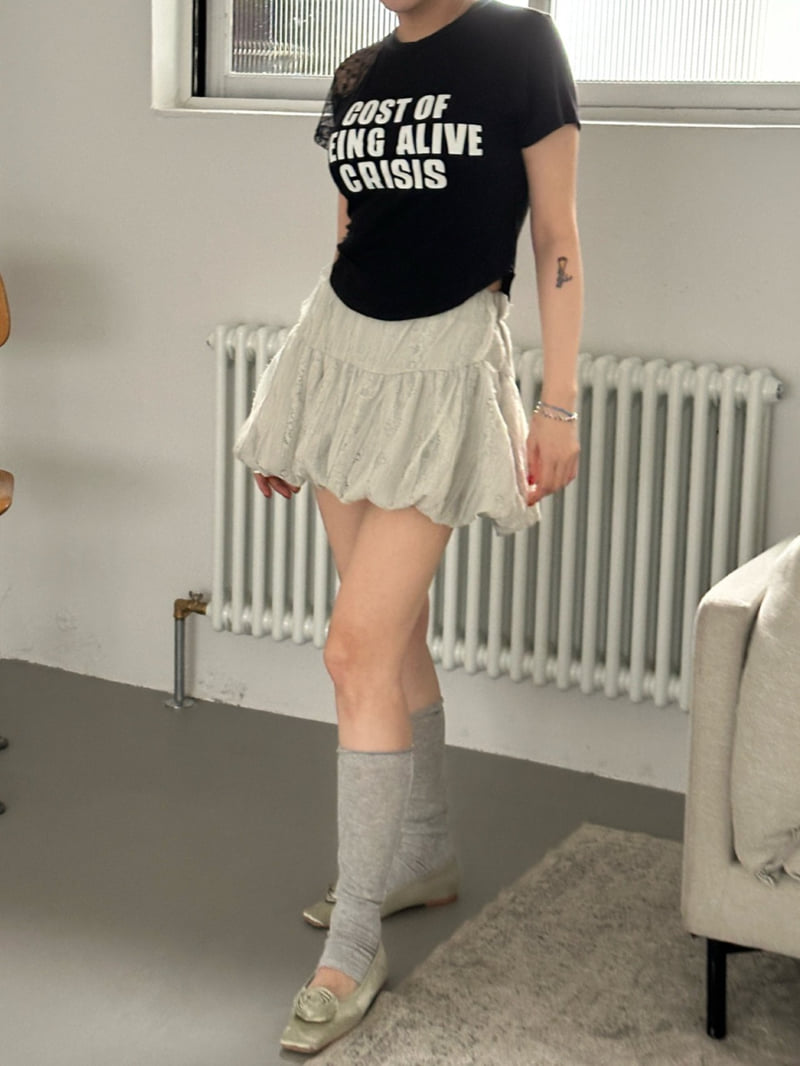 Chavi - Korean Women Fashion - #womensfashion - Mitchell Balloon Skirt (Inner Pants) - 5