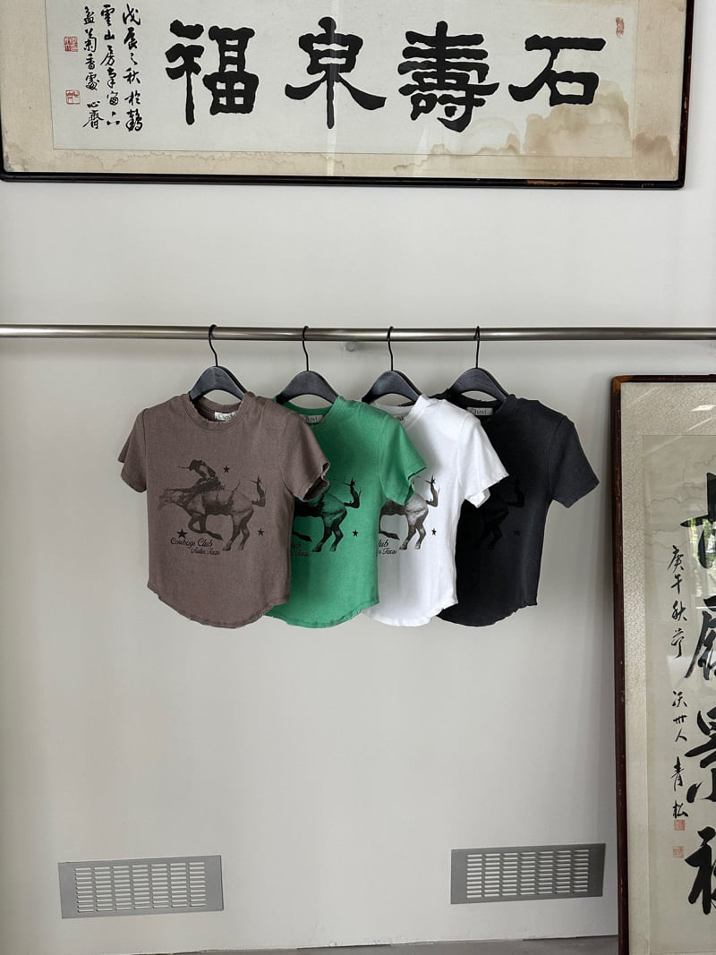 Chavi - Korean Women Fashion - #womensfashion - Cowboy Tee