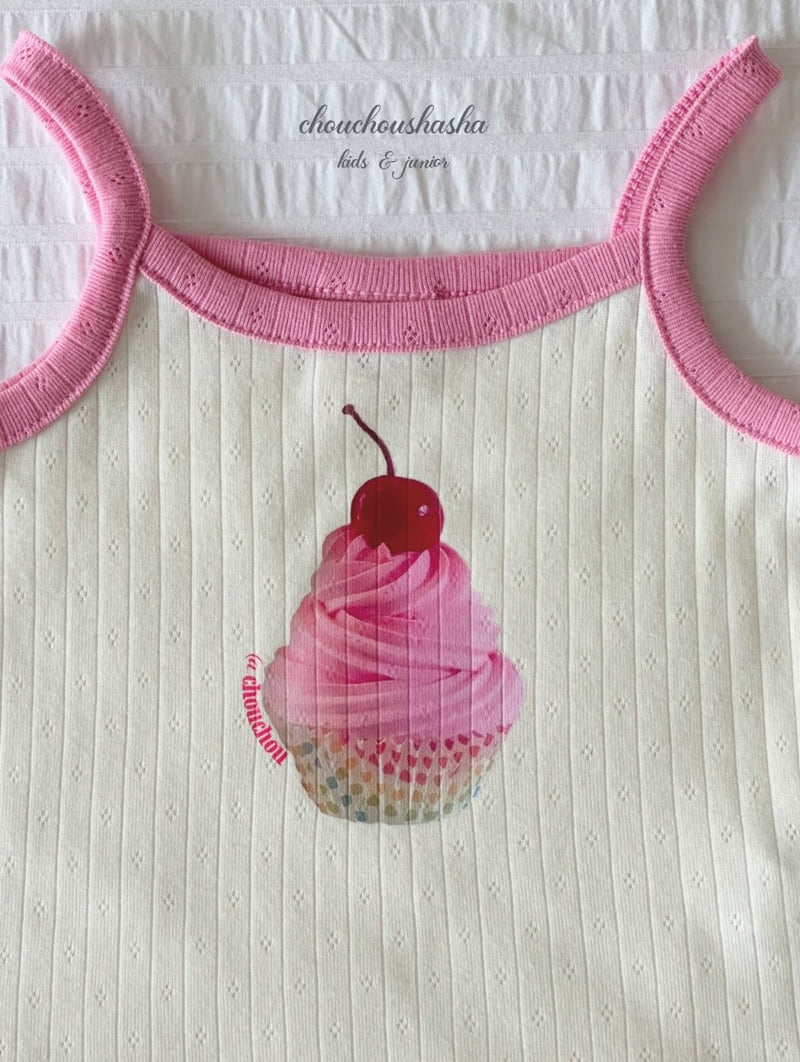 Chouchou Shasha - Korean Children Fashion - #Kfashion4kids - Sherbet Sleeveless Tee