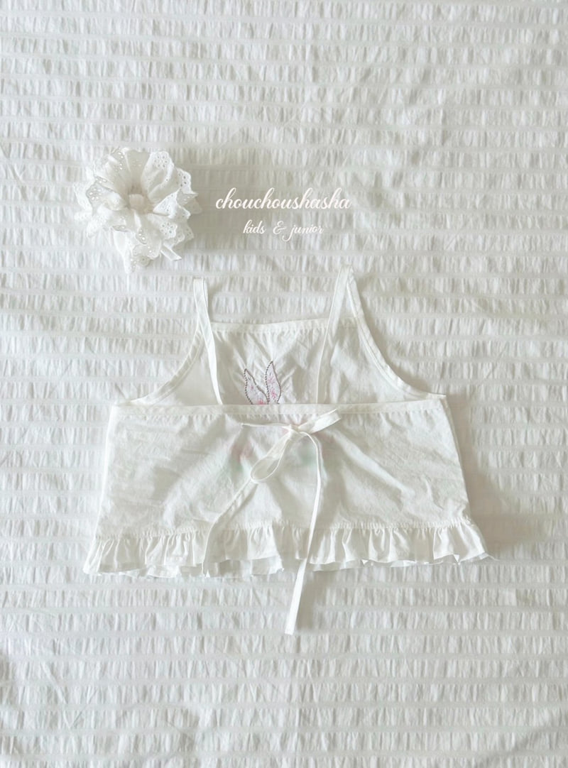 Chouchou Shasha - Korean Children Fashion - #discoveringself - Rabbit Sleeveless Tee - 11