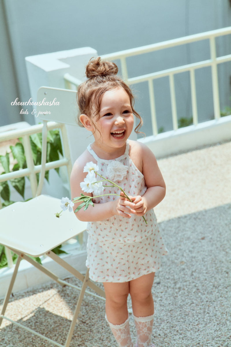 Chouchou Shasha - Korean Children Fashion - #fashionkids - Lily Corsage Set - 2