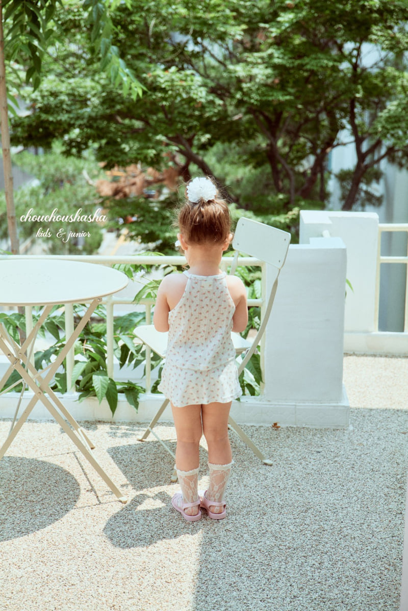 Chouchou Shasha - Korean Children Fashion - #kidsshorts - Lily Corsage Set - 4