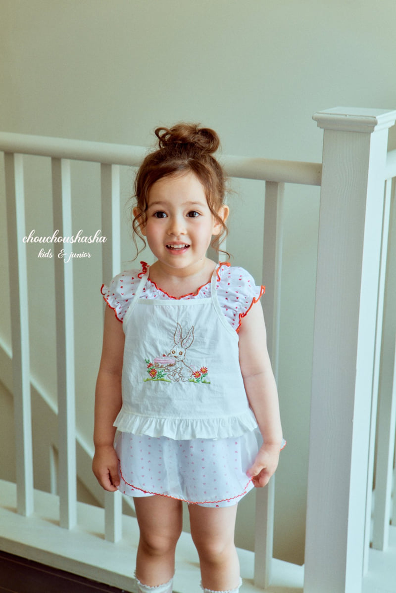Chouchou Shasha - Korean Children Fashion - #littlefashionista - Rabbit Sleeveless Tee