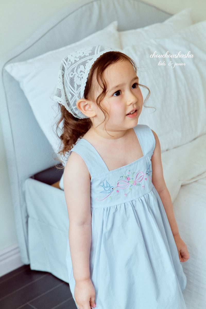 Chouchou Shasha - Korean Children Fashion - #todddlerfashion - Lace Bandana - 2