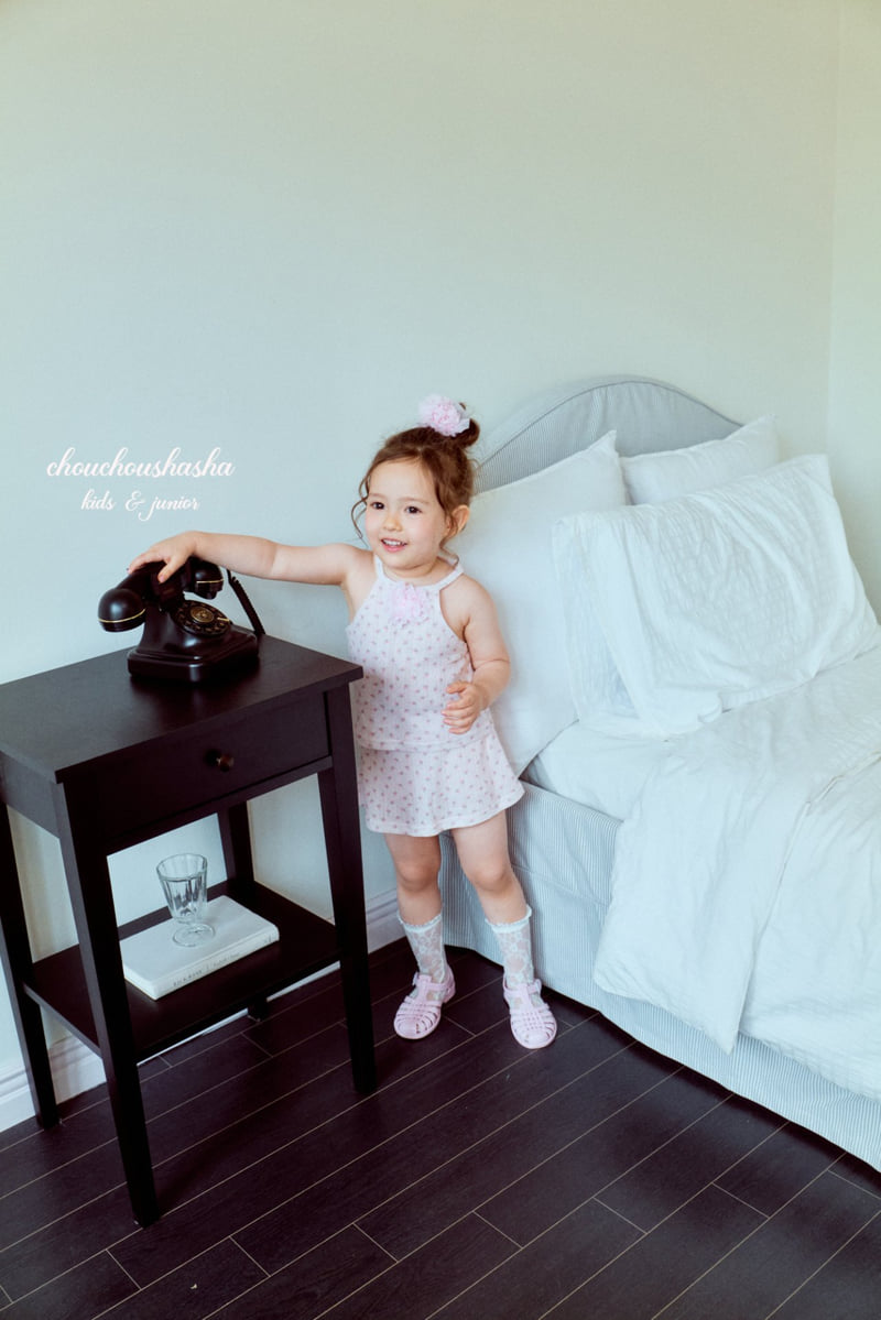 Chouchou Shasha - Korean Children Fashion - #todddlerfashion - Lily Corsage Set - 11