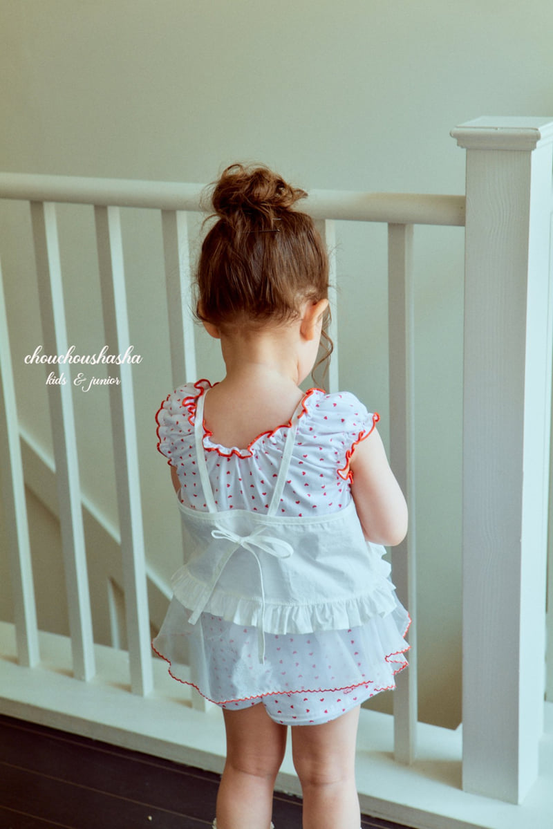 Chouchou Shasha - Korean Children Fashion - #toddlerclothing - Rabbit Sleeveless Tee - 6