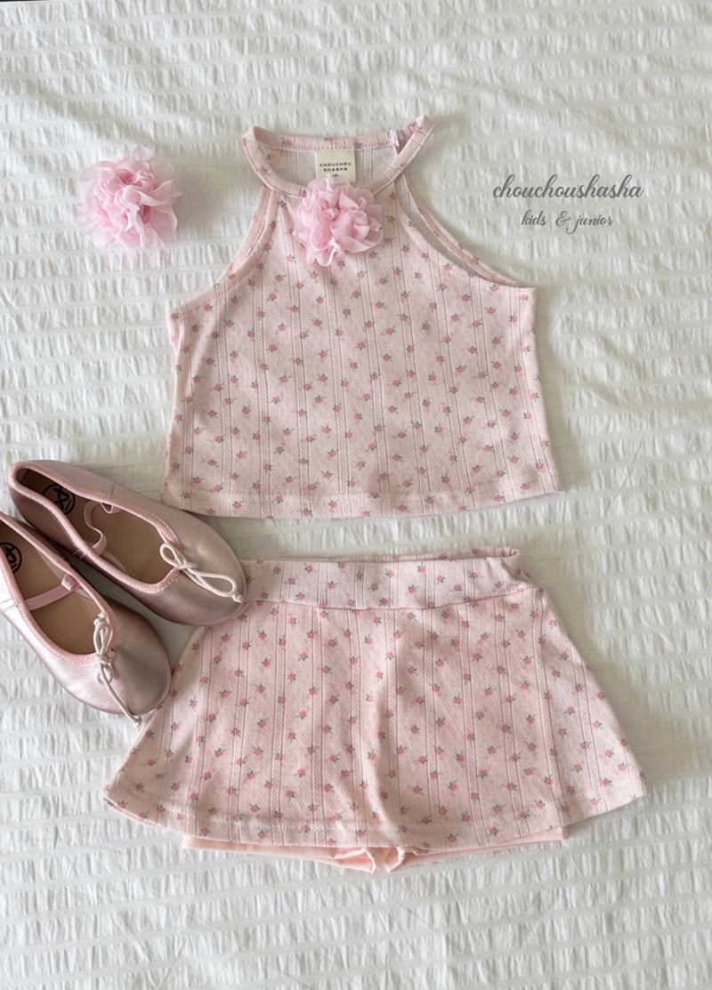 Chouchou Shasha - Korean Children Fashion - #toddlerclothing - Lily Corsage Set - 12