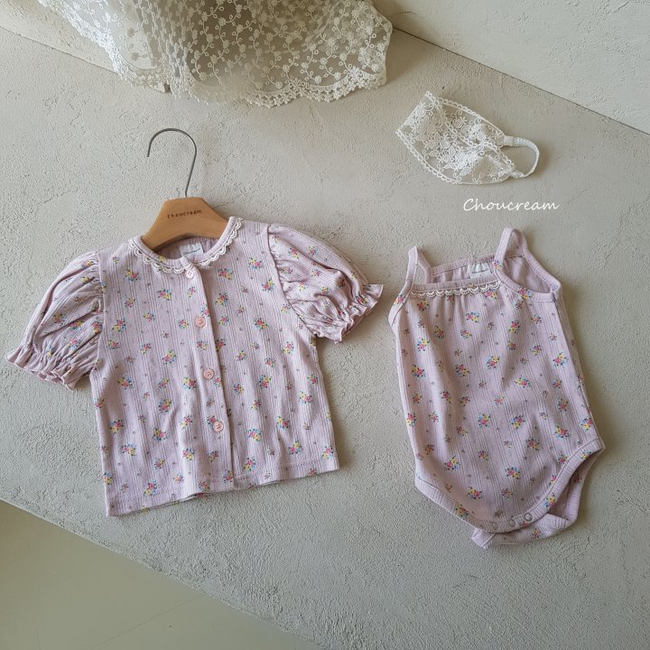 Choucream - Korean Baby Fashion - #babyboutique - Rose Puff Cardigan - 10